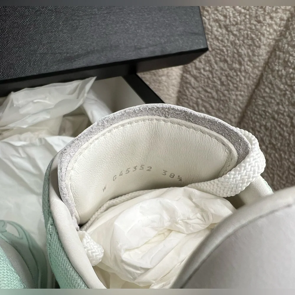CHANEL Light Turquoise Sneakers 38.5 — New in Box - Picture 7 of 12